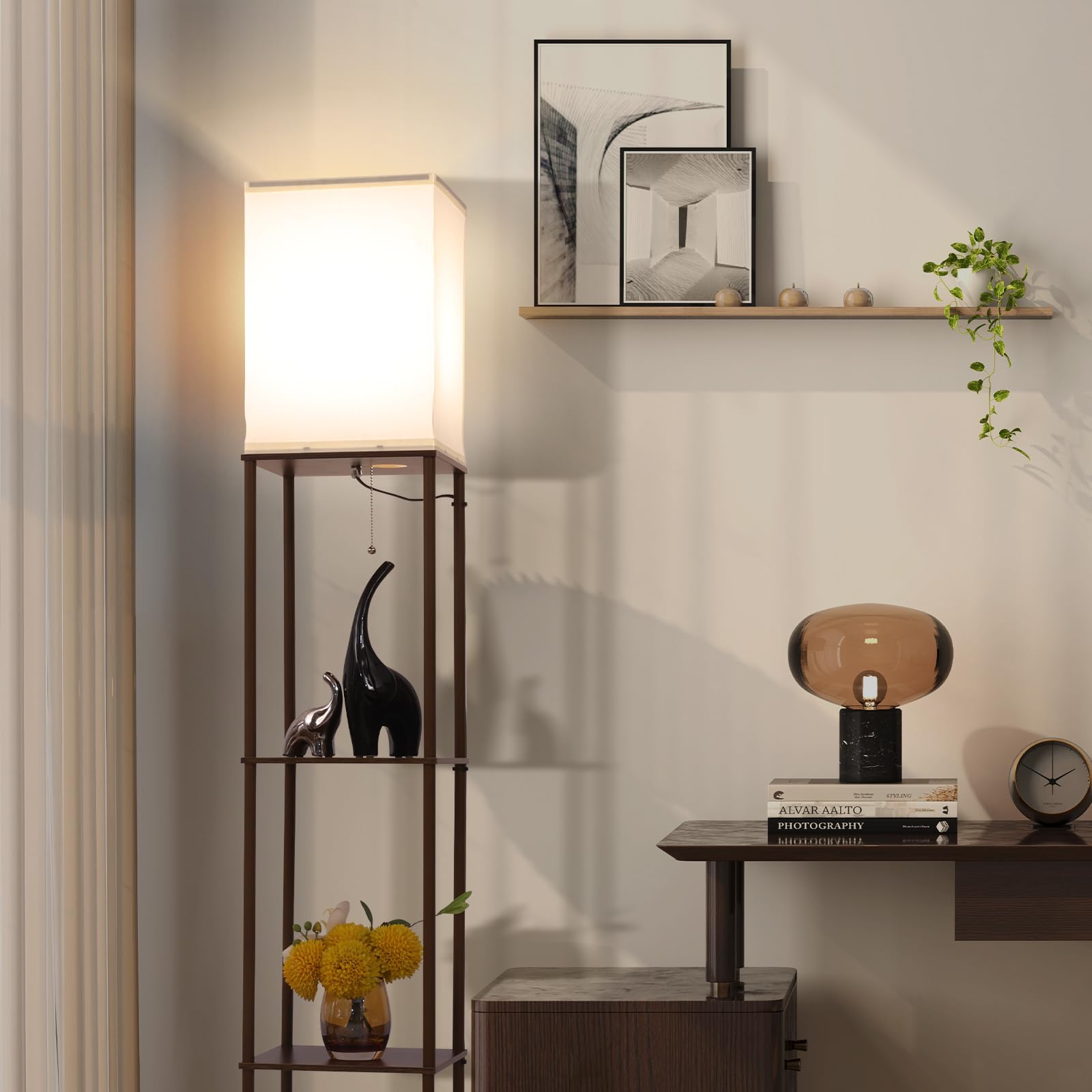 Gupuzm corner placement saves space and adds style.