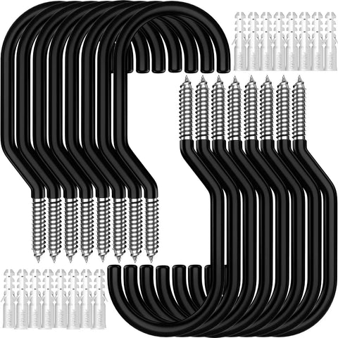 GURADESIGN 16-pack bike hooks for 6-inch mounts, up to 100 lbs, keeps bikes off the floor.