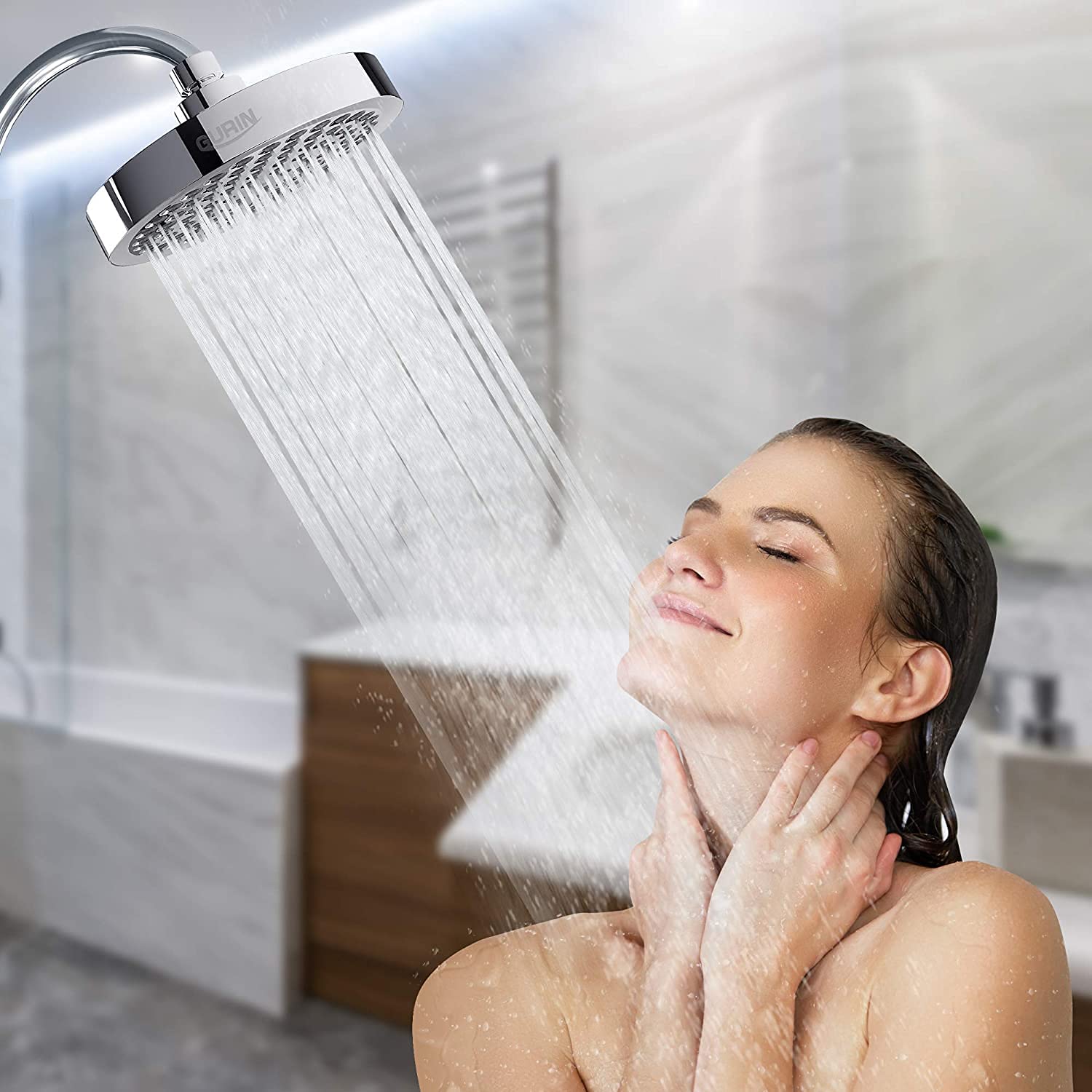 GURIN family-friendly setup makes rinsing kids after outdoor play easier.
