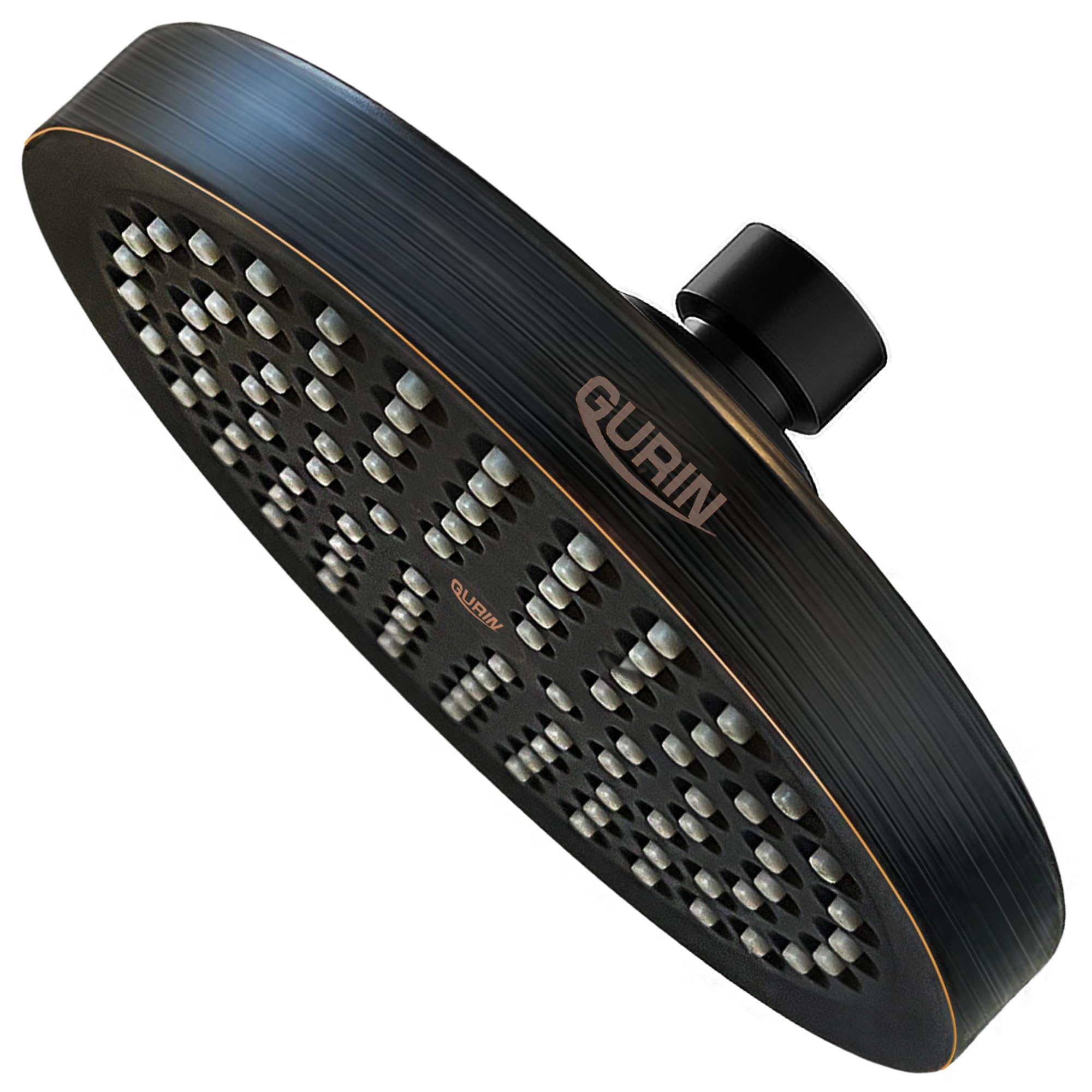 GURIN high pressure rain head with adjustable angle for targeted rinsing.