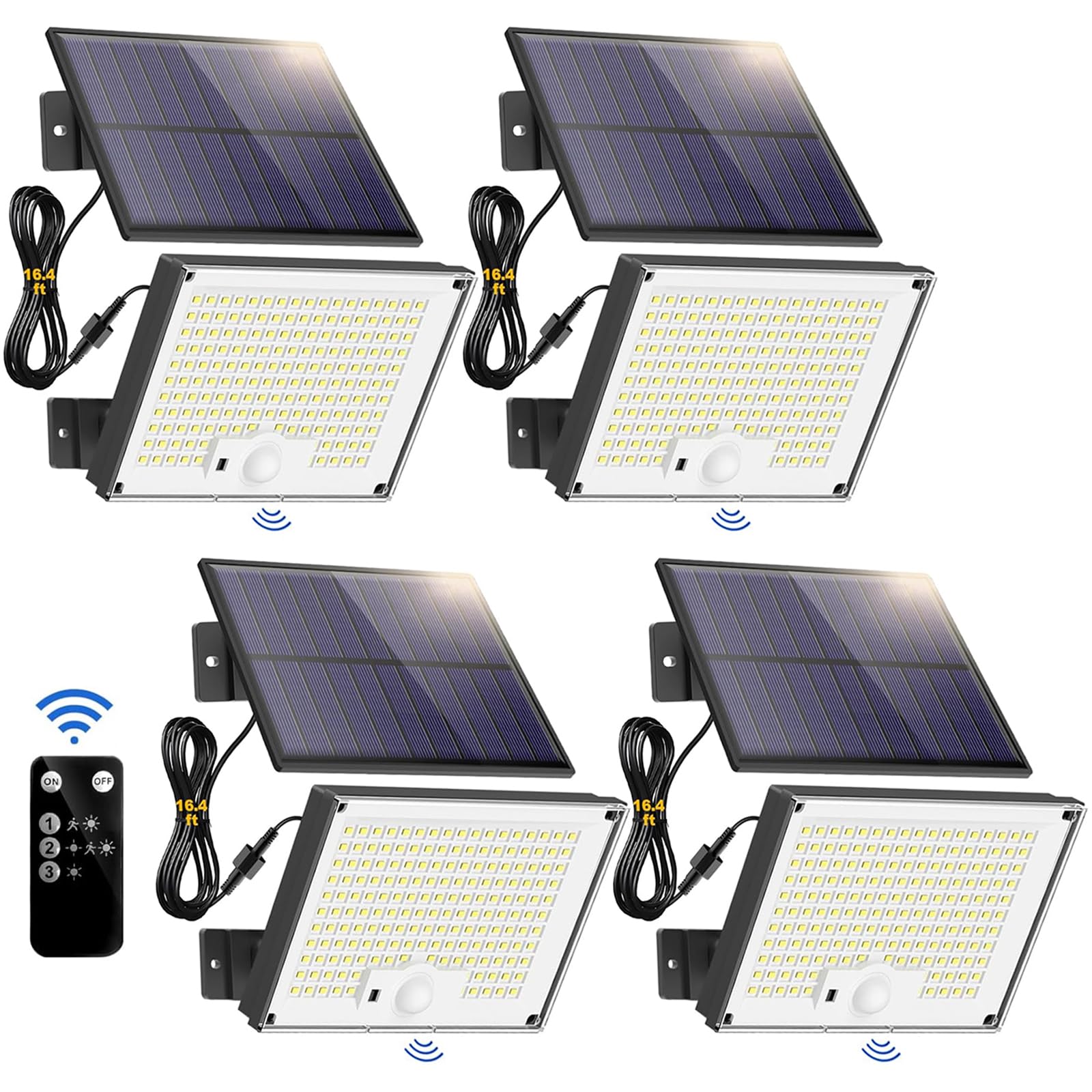 Gusicil panel and light body separation allows flexible placement for your space.