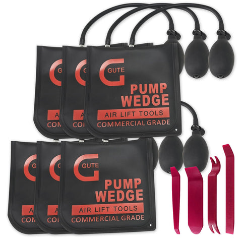 Gute Air Wedge Bag Pump front view, rugged and compact for precise leveling tasks