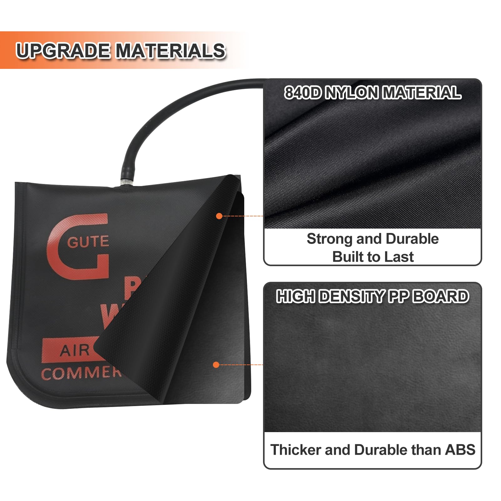 Gute Air Wedge Bag Pump used for cabinet installation leveling