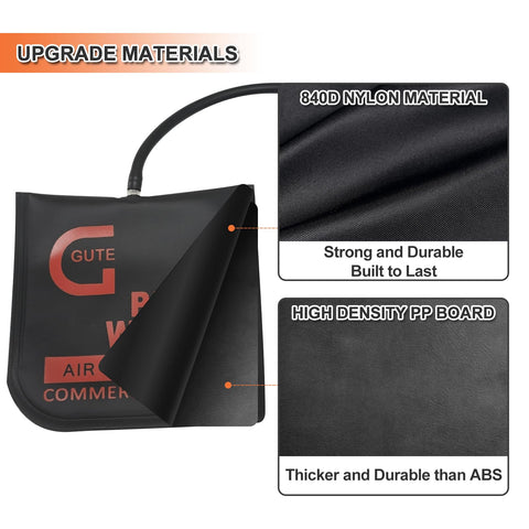 Gute Air Wedge Bag Pump used for cabinet installation leveling