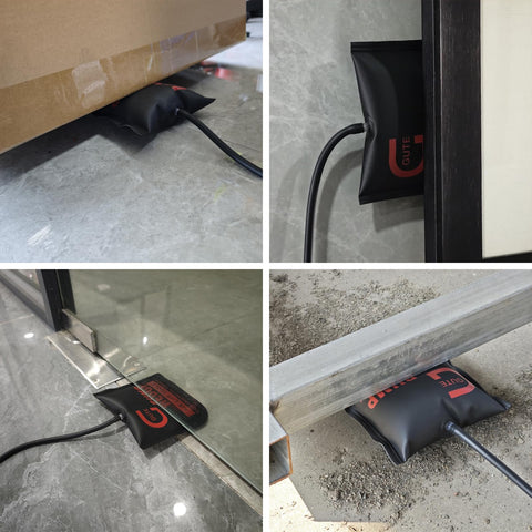 Gute Air Wedge Bag Pump inflated for setup and stability