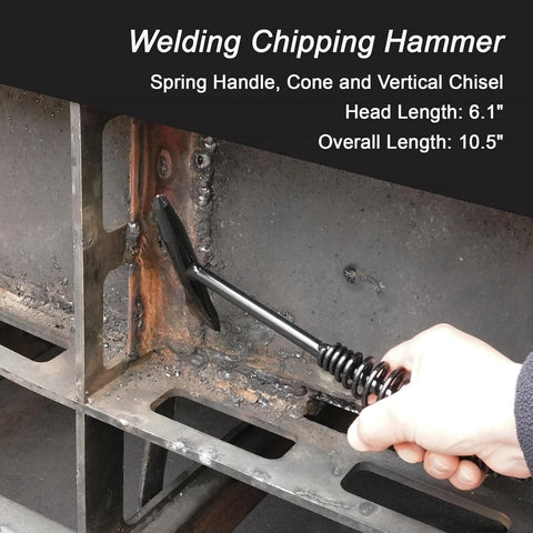 Guti-more 10.5-inch chipping hammer with coil spring reduces vibration