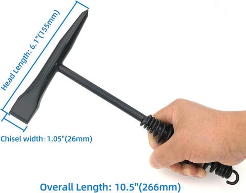 Gutimore 10-inch wire brush with stainless bristles for cleaning