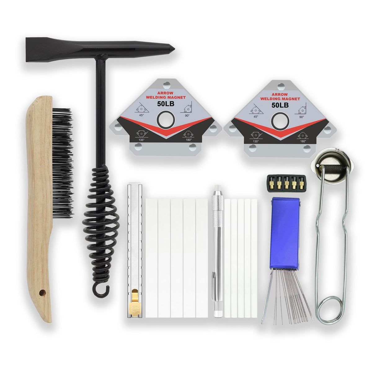 Gutimore welding accessories kit 19pcs for organized metalwork
