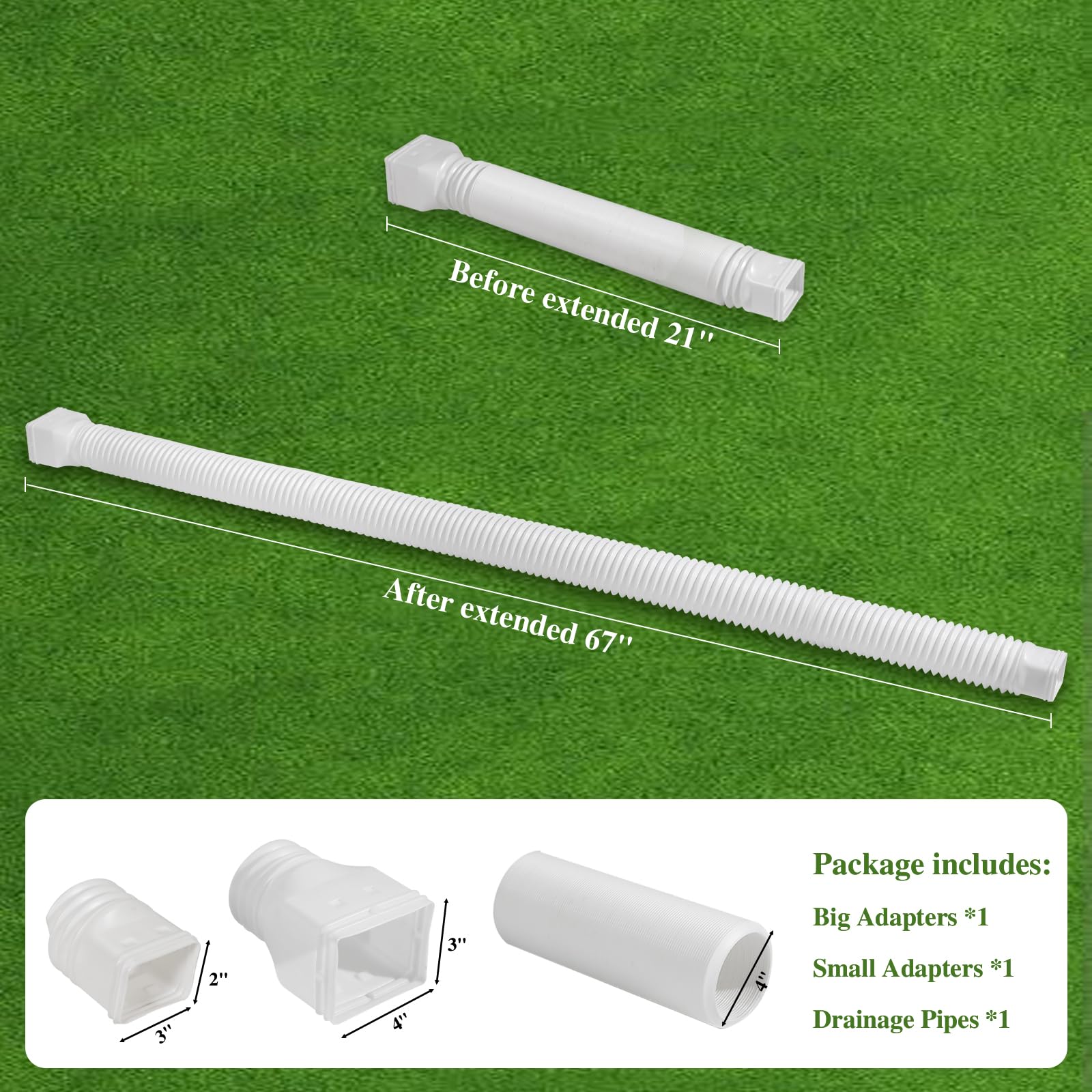 Gutterlix weather-resistant extension withstands snow and sun