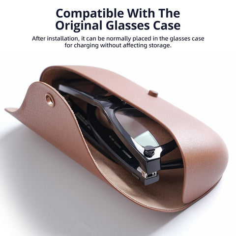 Compact GUUGEI privacy accessory fits neatly in a glasses case