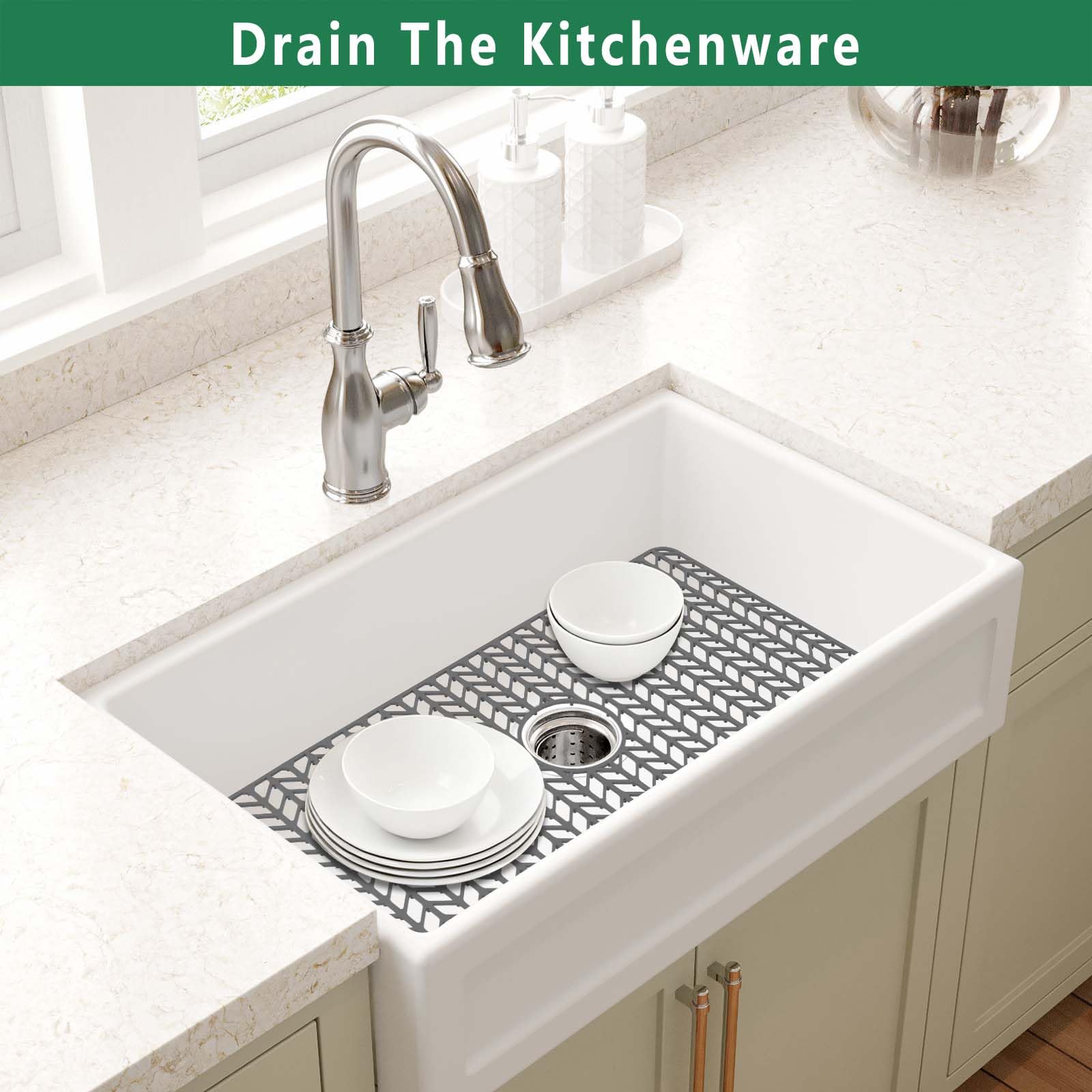 GUUKIN silicone mat is dishwasher-safe for easy cleaning.