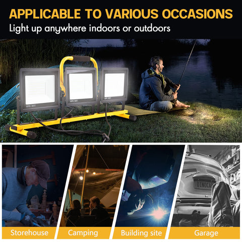 GUWELL 360-degree rotation lets you aim light precisely.