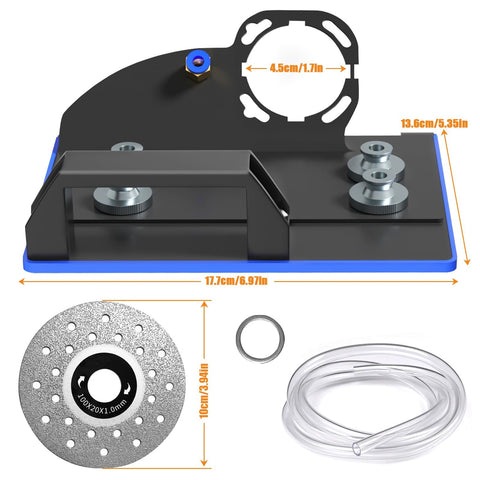 Guweta 100-type grinder compatibility ensures secure, accurate cuts