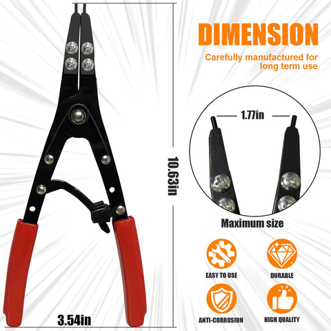 Guweta 38700 replaceable tips add versatility for maintenance tasks.