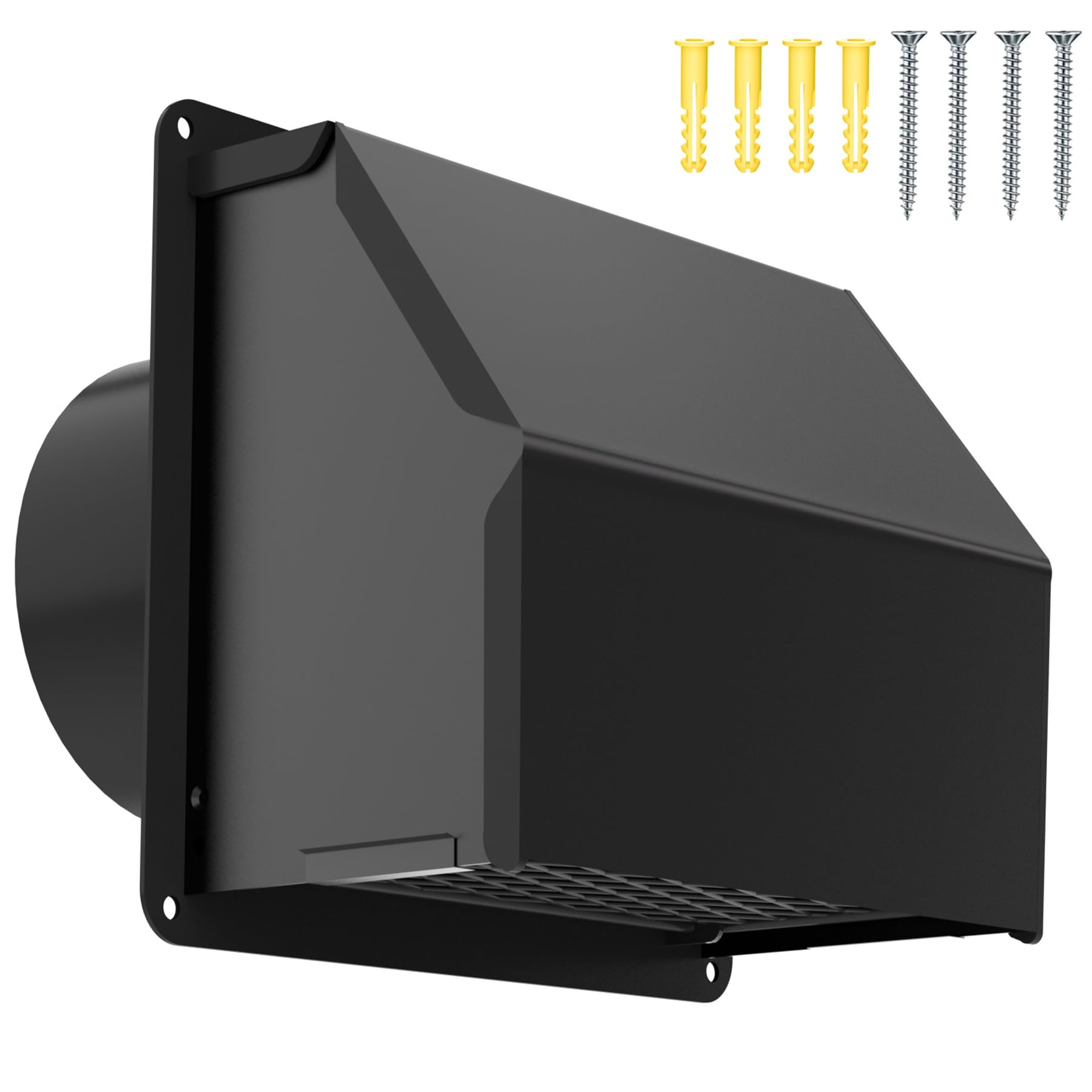 Guweta 4-inch dryer vent cover outdoor blocks rain and drafts for reliable venting