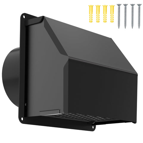 Guweta 4-inch dryer vent cover outdoor blocks rain and drafts for reliable venting