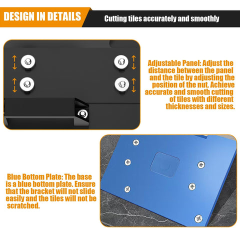 Guweta smooth bottom plate prevents scratching and minimizes vibration