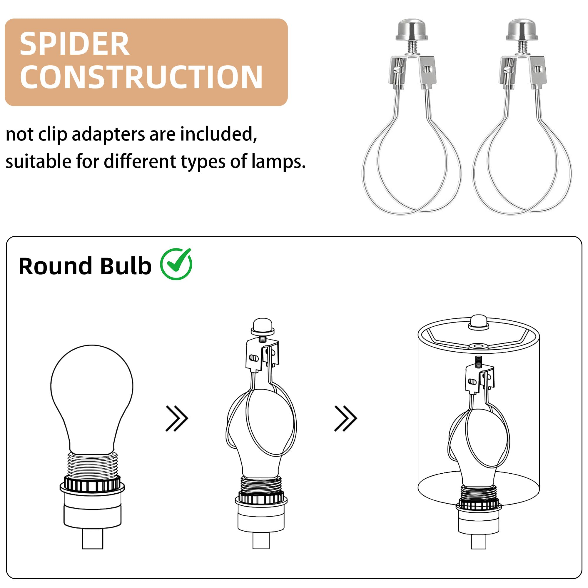 GUZEIR living room bedside lampshade set for versatile lighting