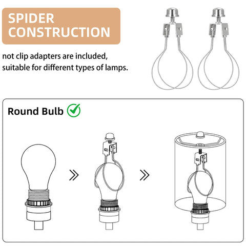 GUZEIR living room bedside lampshade set for versatile lighting