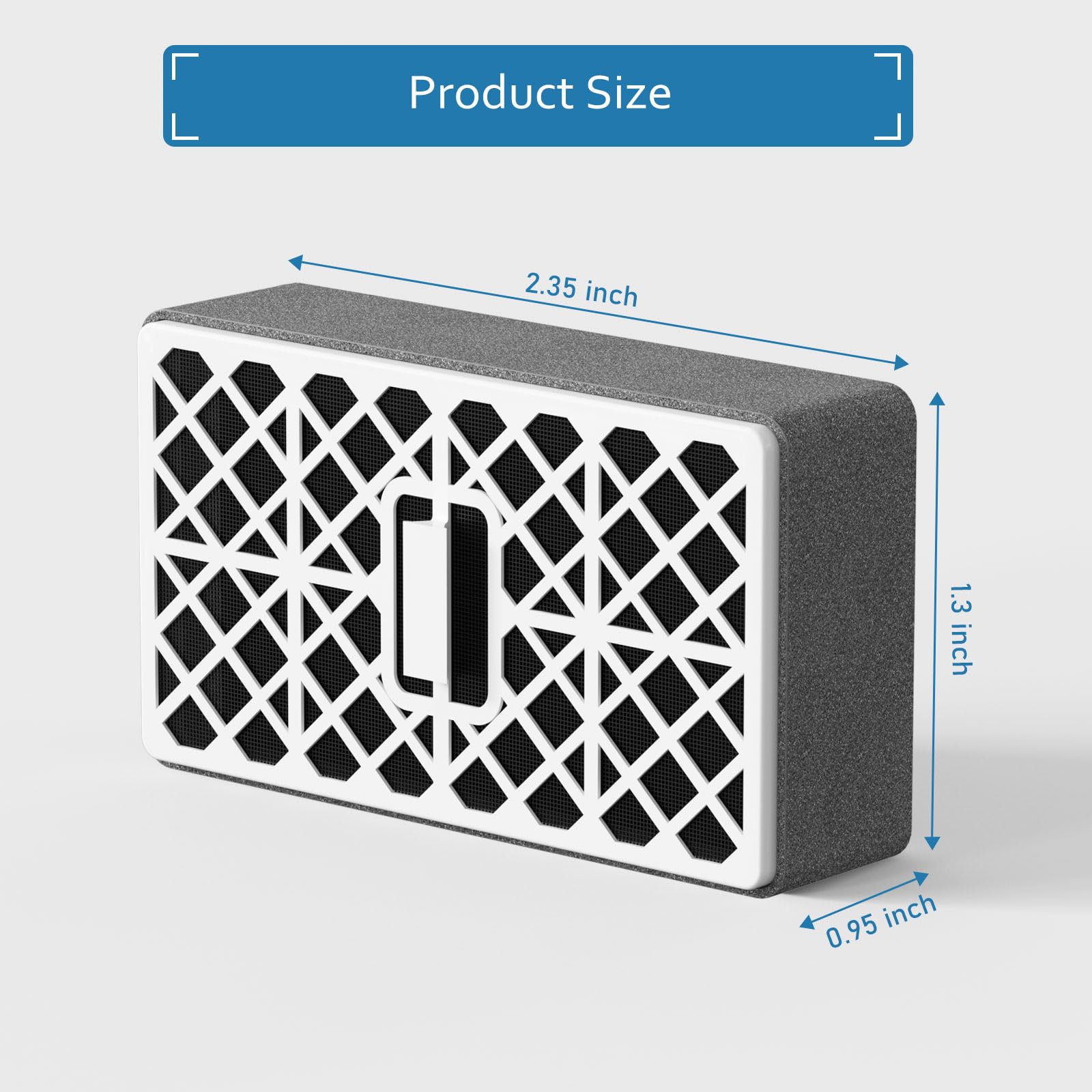GVANIAMY carbon cartridge keeps bathroom smelling clean between uses.