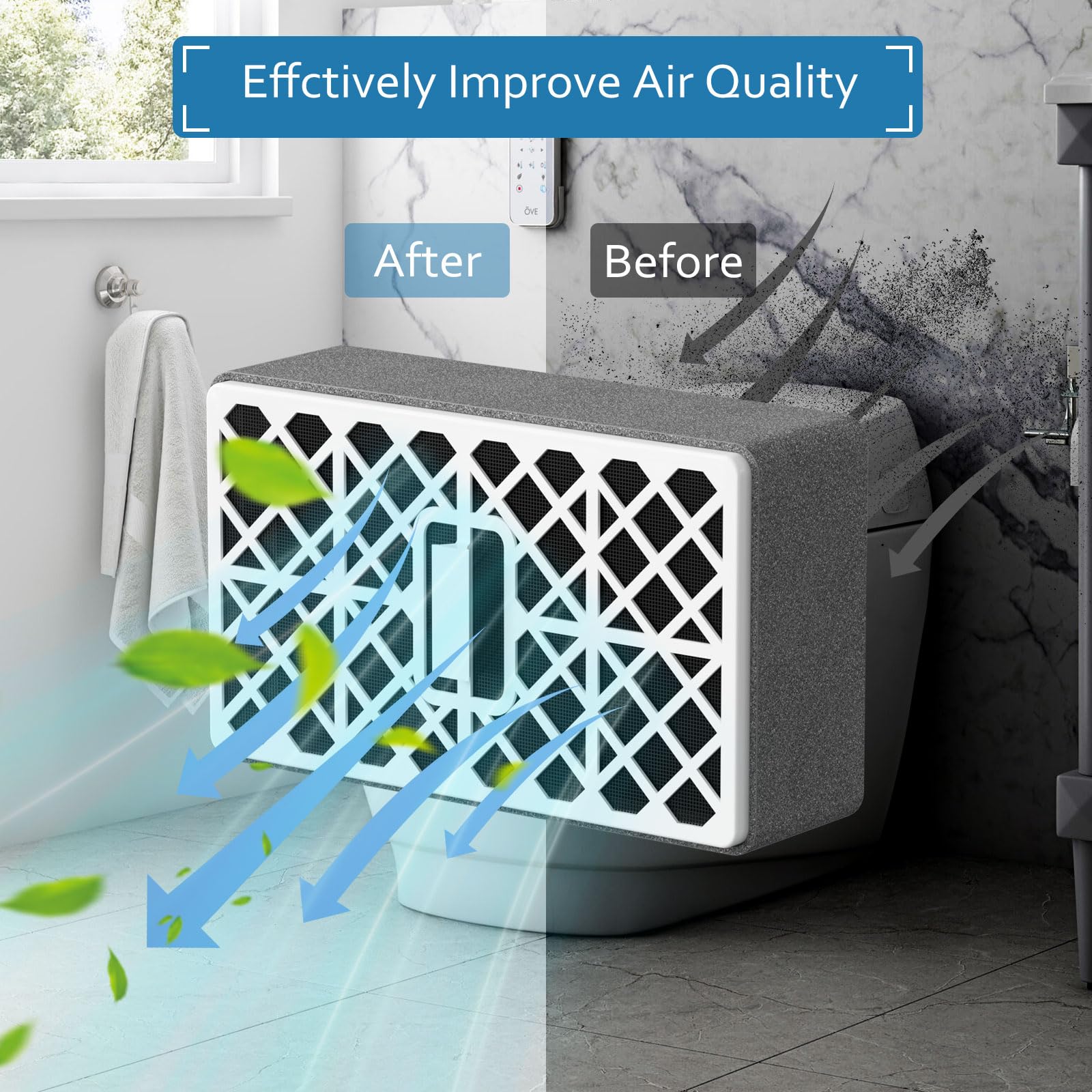 GVANIAMY deodorizer filter size and fit details for easy replacement.