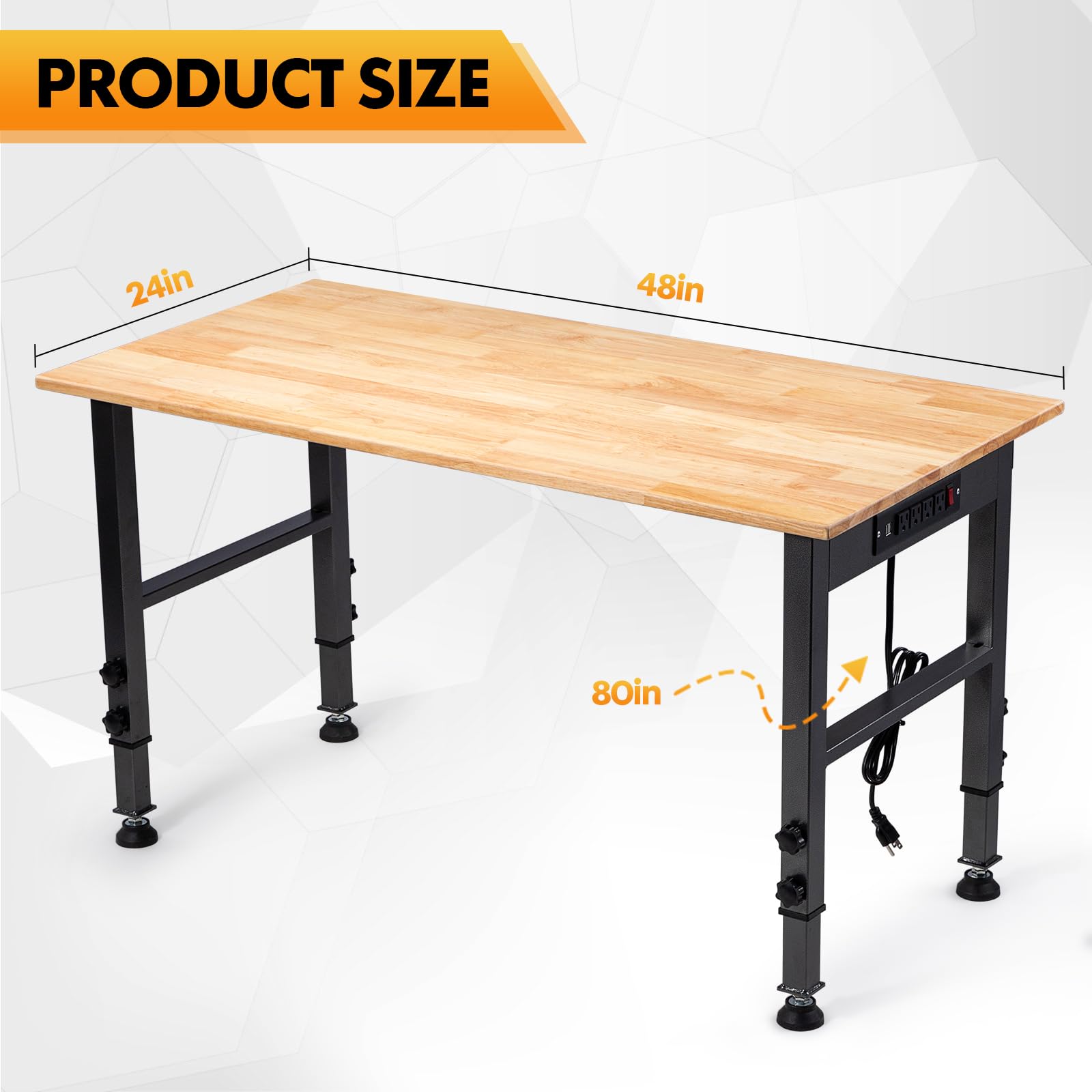 GVGBUK steel frame emphasizes heavy-duty stability for demanding tasks.