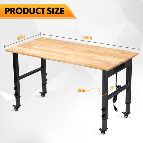 GVGBUK sturdy steel frame enhances stability for heavy-duty tasks.