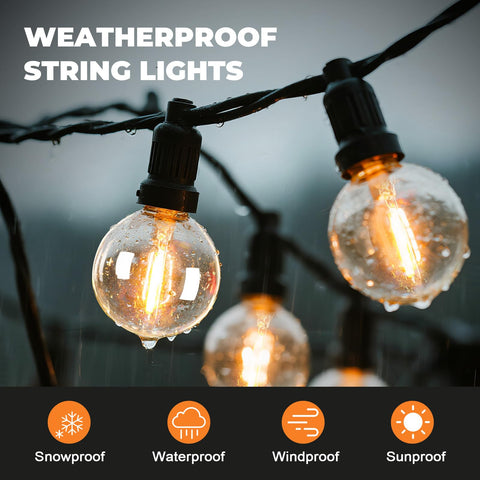 GVVOOHOME ECO IP44 waterproof cord withstands rain and wind