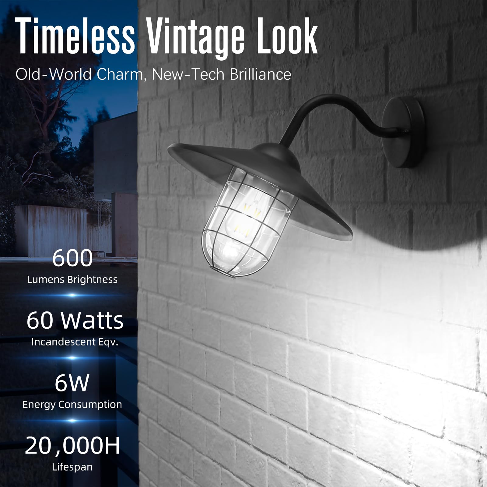 GvvooHome ST58 vintage Edison bulbs in a pendant light for bright ambience.