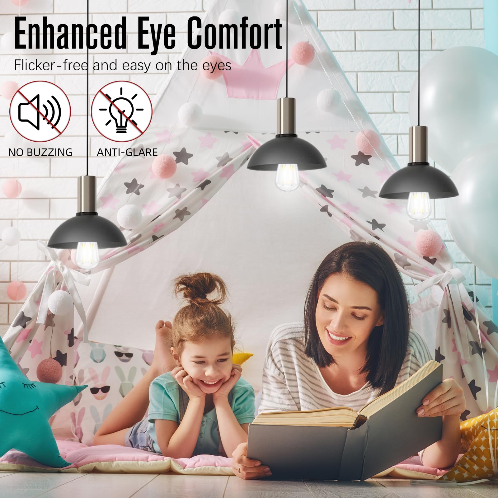 GvvooHome 360° beam angle illuminates kitchens and living spaces.