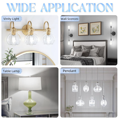 GvvooHome Edison bulbs come in a 12-pack for replacements