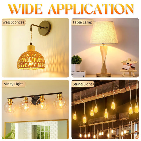 Ideal for vanity, pendant, wall lanterns, and floor lamps in homes.