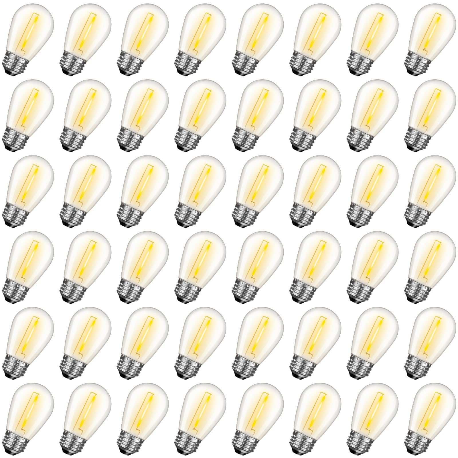 GvvooHome S14 bulbs for outdoor use with waterproof, durable construction.