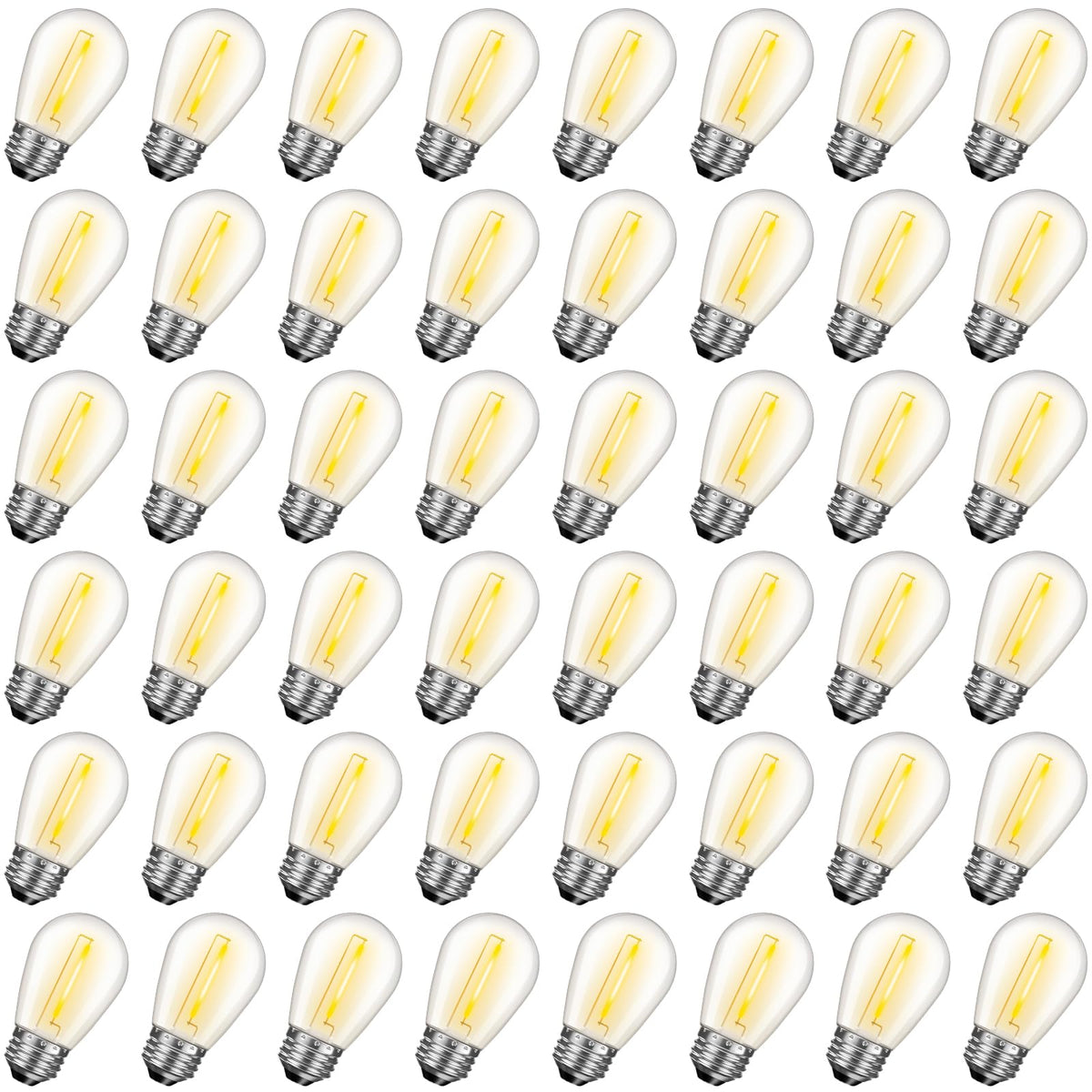 GvvooHome S14 bulbs for outdoor use with waterproof, durable construction.