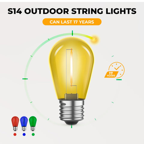 GvvooHome shatter-resistant, IP44 bulbs withstand outdoor use in any weather.