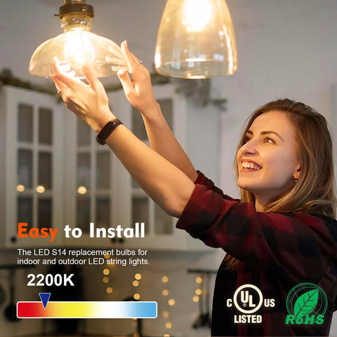 GvvooHome weatherproof bulbs for weddings and outdoor venues.