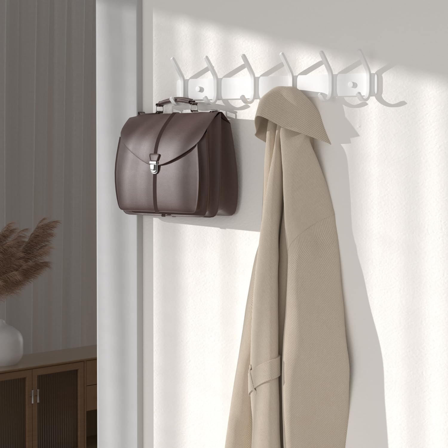 GWAAZXGZ 15-inch wall hook rack for coats and towels in modern home