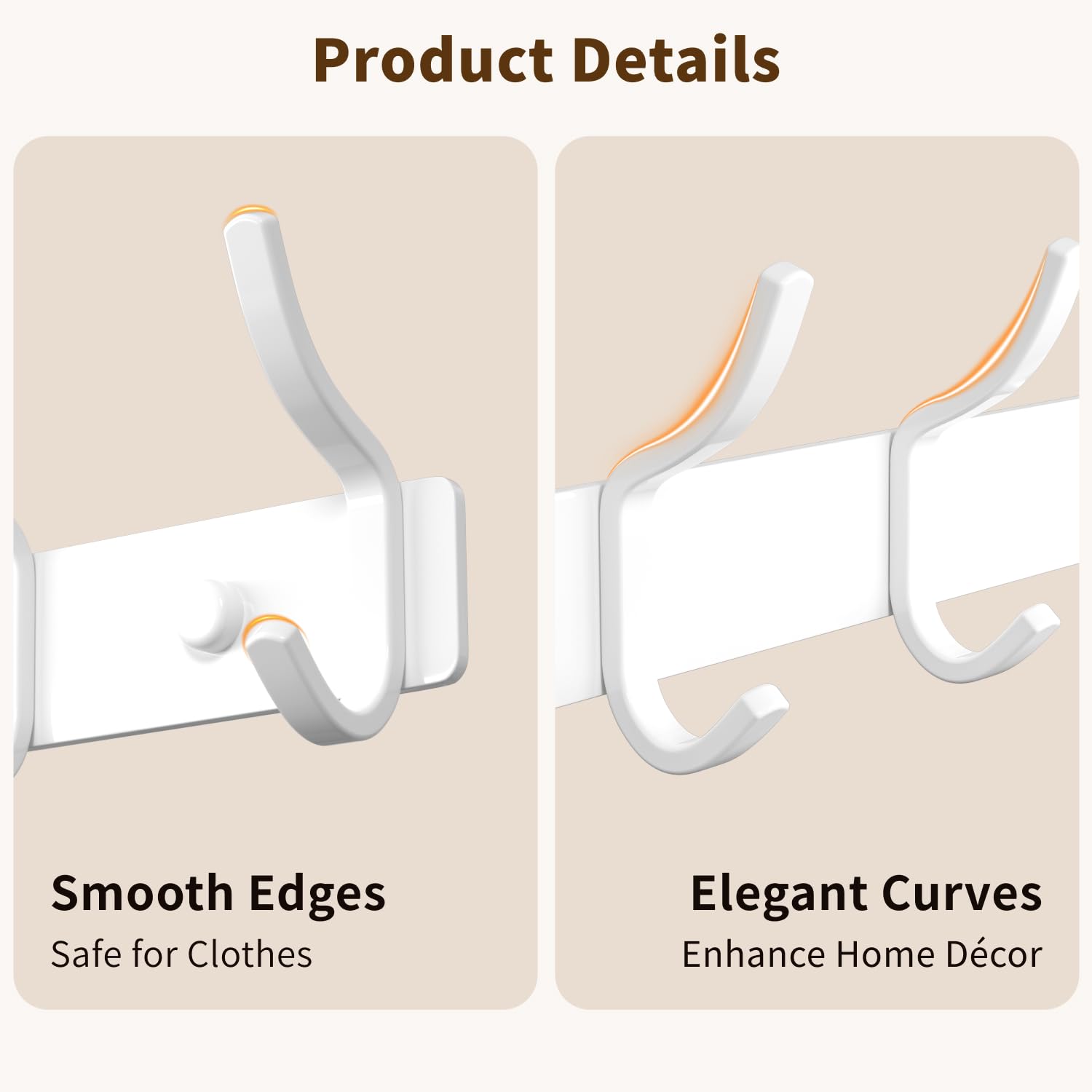 GWAAZXGZ kitchen area rack for aprons and towels, space-saving design.