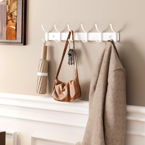 GWAAZXGZ wall-mounted rack in living room with sleek arc design for organization.