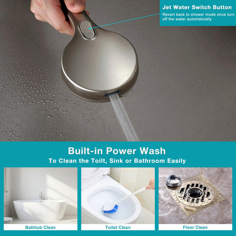 GwernKB 79-inch hose reaches every corner of the bathroom