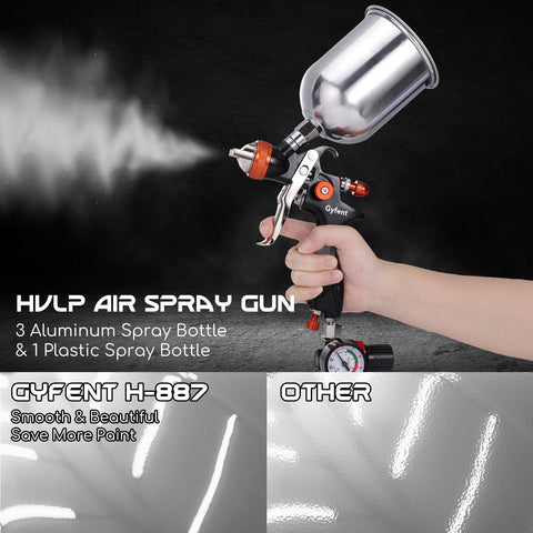 Gyfent 125ml aluminum kettle for small-spot coatings.