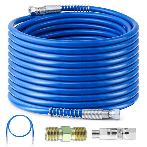 Gyfent 66ft airless hose connects to most sprayers for long-range painting.