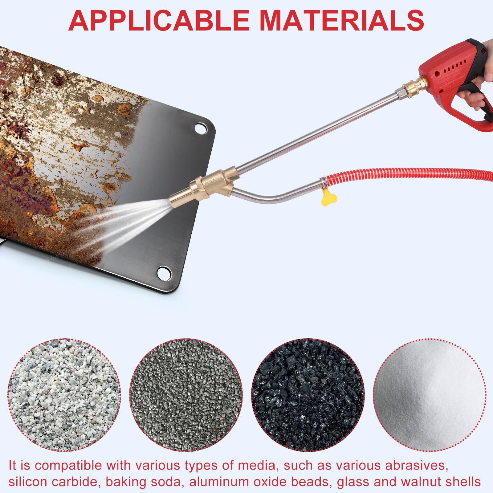 Gyfent brass and stainless steel construction resists rust for long service life.