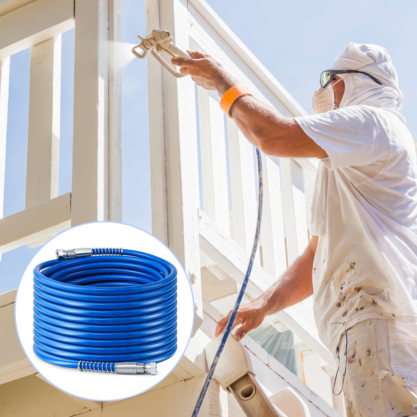 Gyfent complete kit includes hose, connector, whip hose, and swivel joint.
