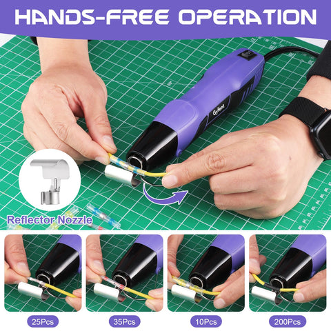 Gyfent 5ft cord and stable bracket enable hands-free operation.