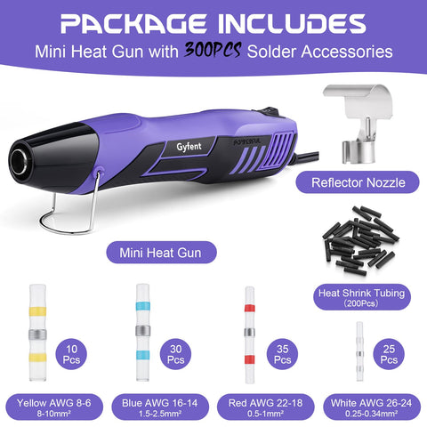 Gyfent solder seal connectors kit expands wiring options for quick repairs.