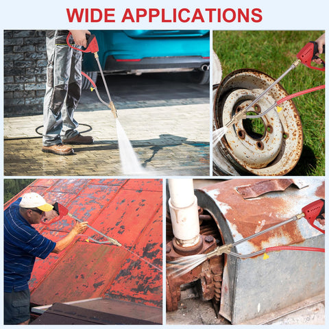 Gyfent safety goggles included ensure protected blasting sessions.