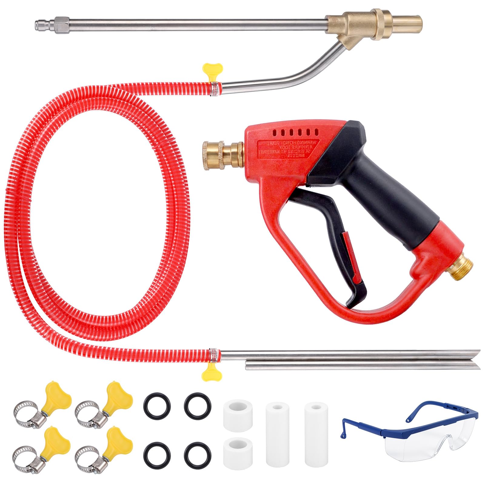 Gyfent pressure washer sand gun blaster kit for rust and paint removal on metal and concrete.
