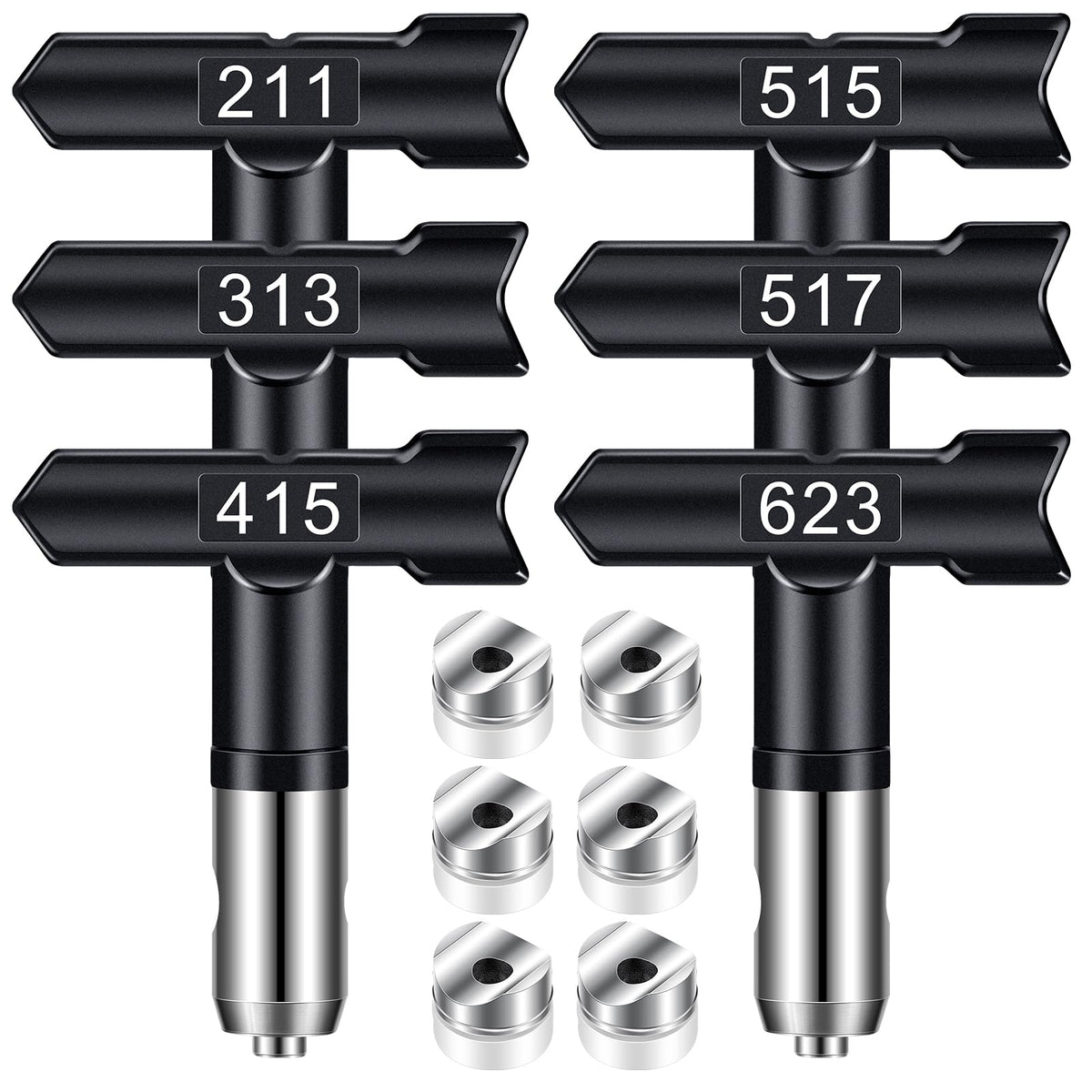 Gyfent spray tip 211 model for precise indoor painting and reduced overspray