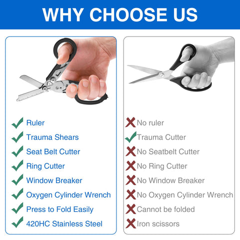 Gymsire belt cutter function, convenient in vehicle or field.